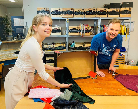 Vrijwilligers van Pi&euml;zo zijn al druk bezig met de voorbereiding voor alle muizenhotels   foto Stichting Pi&euml;zo